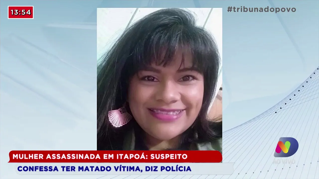 Mulher assassinada em Itapoá: Suspeito confessa ter matado vítima, diz polícia