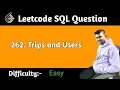 Trips and Users Leetcode SQL Question