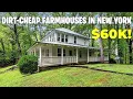 5 DIRT-CHEAP NEW YORK FARMHOUSES With LAND Hidden Gems Under 125K Starting at 65K