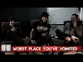 Lagu Bad Omens Hot Topic Hot Minute Interview #badomens  #noahsebastian #vincentriquier #jollykarlsson