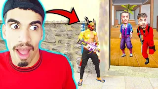 لن تصدق من التقيت في فري فاير لقاء اليوتيوبرز 