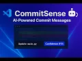 CommitSense Demo AI-Powered Git Commit Messages in VS Code