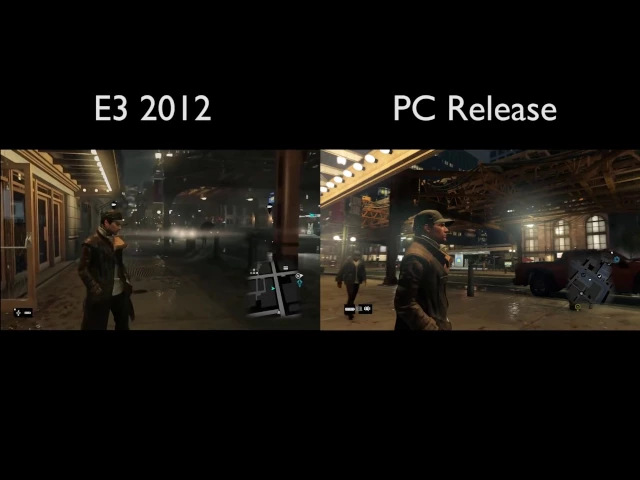 Watch Dogs - E3 2012 vs PC Release (Ultra)