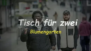 Blumengarten Tisch Für Zwei Sub Español Alemán 