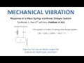 Example 2 153 Nonlinear spring force find linear equation of motion