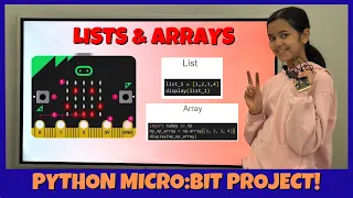 Lists Arrays Sort in Micro Bit Python Tutorial for Begineers