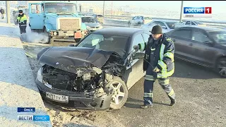 Очередная авария на мосту 60-летия ВЛКСМ