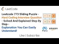 Leetcode 773 Sliding Puzzle - Hard Coding Interview Question