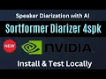 Download Lagu NVIDIA Releases Sortformer Diarizer 4spk - Install Locally