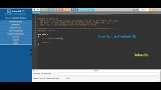 Online GDB Free Compiler How to use OnlineGDB