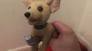 Taco Bell Chihuahua Dogs Plush vintage Toy replace corroded batteries coming soon