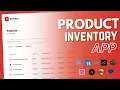 Build a Product Inventory App using React Table React Typescript and Shadcn UI