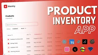 Build a Product Inventory App using React Table React Typescript and Shadcn UI