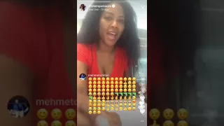 RHOA Kenya Moore Addressed Pregnancy Surrogate Rumors On Instagram Live