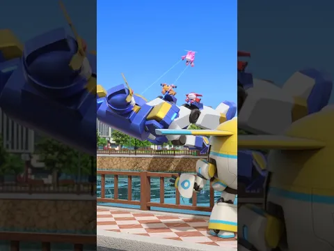 GAWAT! V-TRON AKAN JATUH KE SUNGAI! #superwings #shorts #season10
