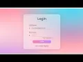 Log in Form Redirection One page to another page using login form html css and javascript