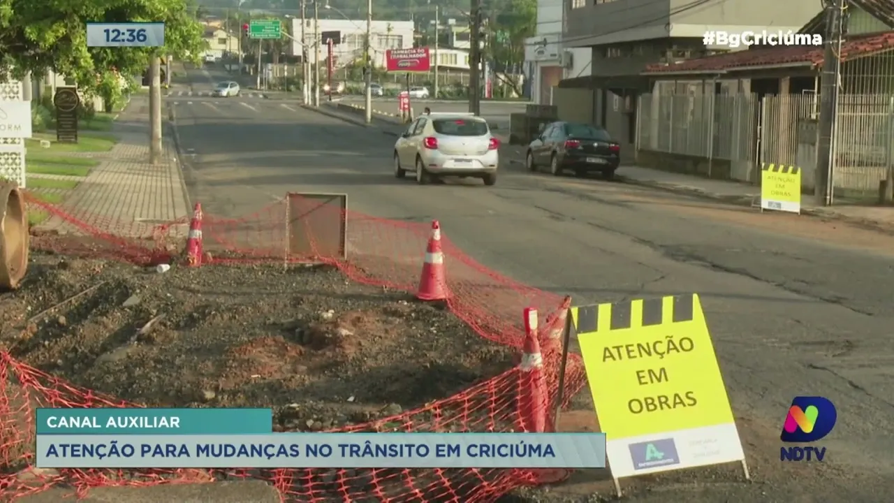 Canal Auxiliar: obras de Macrodrenagem modificam o trânsito no bairro Santa Bárbara