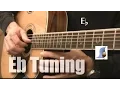 E flat tuning step down for Guitar