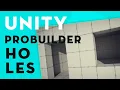 Unity 2020 ProBuilder Cutting holes for doors or windows