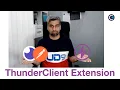 Visual Studio Code Extension Thunder Client for API Requests