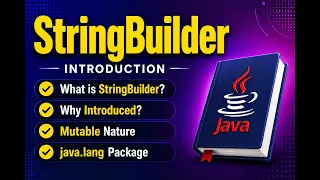 StringBuilder Introduction in Java What is StringBuilder Mutable String not synchronized