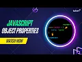 Object Properties in JavaScript JavaScript Objects Complete JavaScript Tutorial Tutort Academy