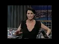 Bridget Moynahan on Late Night May 22 2002