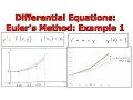 Differential Equations Euler s Method Example 1