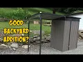 AECOJOY 3x5 Sheds Outdoor Storage This compact shed seems perfect for suburban yards