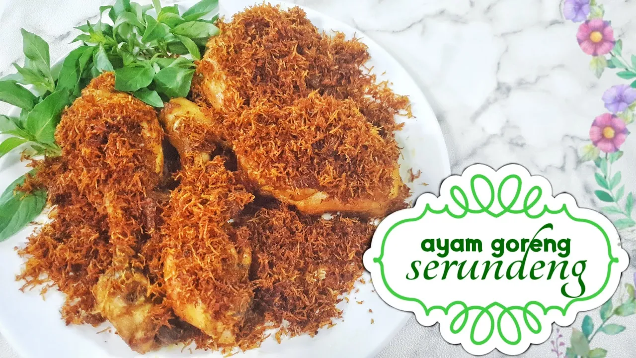 Resep AYAM GORENG SERUNDENG KEMIRI. [Empuk dan Gurih]