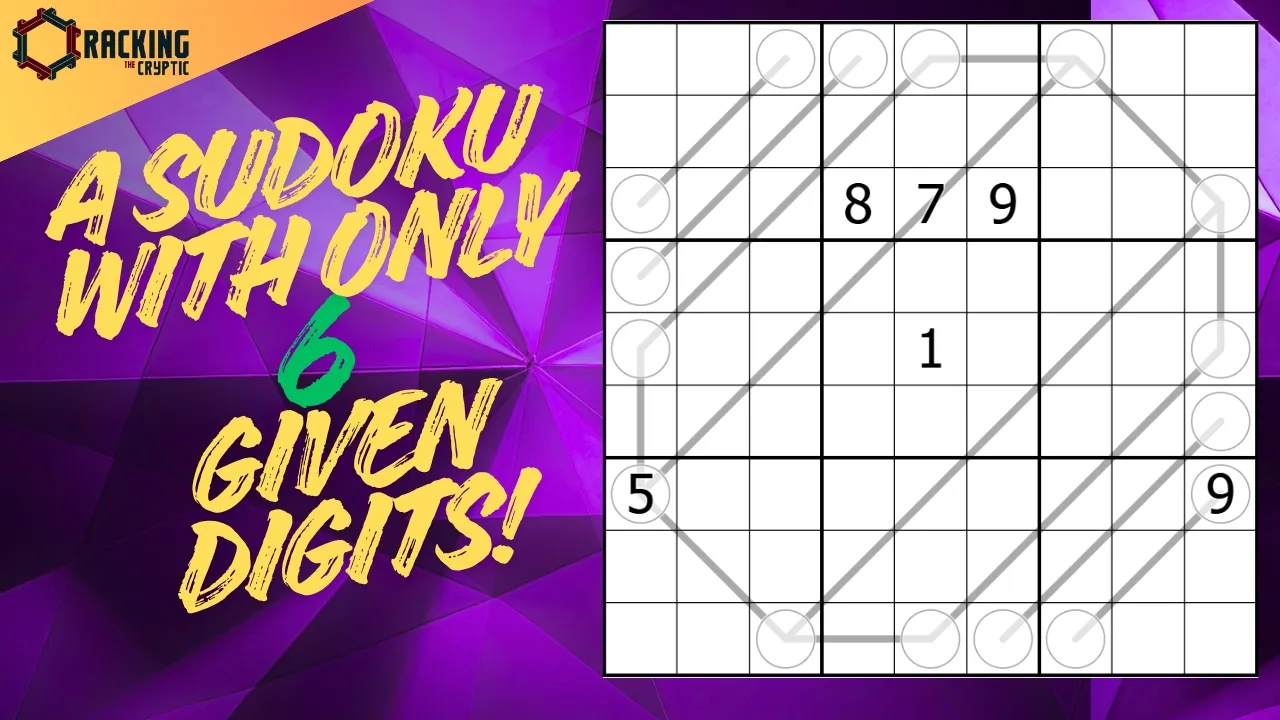 A Sudoku With Only 6 Given Digits?!