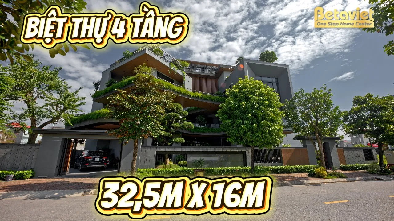 Tham Quan Biệt Thự 1000m2 Sân Vườn Siêu Đẹp Tại Lục Nam
