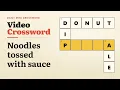 Daily Mini Crossword Food Drink Play-Along Word Puzzle