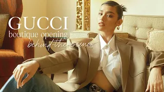 GUCCI boutique opening at Greenbelt 4 | behind-the-scenes
