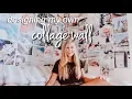 HOW I DESIGNED MY OWN COLLAGE WALL how you can too