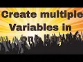 Become Proficient In Python Programming JT Devs Multiple Variables