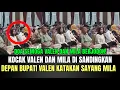 Lagu Kocak! Valen dan Mila di Sandingkan, Depan Bupati Valen Katakan Sayang Mila!