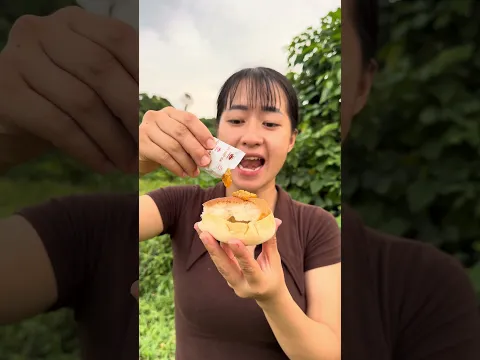 You can't have the pastry without the dipping soup #bushcraft #survival #shorts