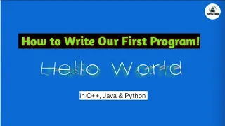 C vs Java vs Python - How to Print Hello World Beginner Friendly Hello World