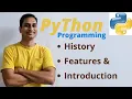 Python Programming Language History Introduction Features PART-1 PRASAD Sir