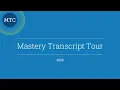 Mastery Transcript Tour