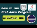 how to run first java program in eclipse ide run create first java project in eclipse ide telugu