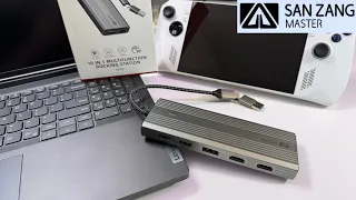 displayport u0026 hdmi san zang master 10 in 1 usb c hub