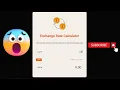 Curency App using Html Css and Javascript
