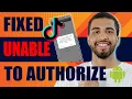 Download Lagu How to Fix TikTok Unable to Authorize Please Try Again (Android, 2025)