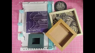 Make deeper shadow boxes 3 sizes using a scoreboard not the Shadow Box Punch Board By We R Memory