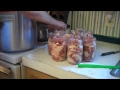 Pressure Canning Bacon Bits and Pieces