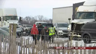 Live on the scene of the I-39