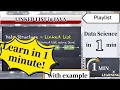 Learn Linked List in 1 minute Part 2 - Implement linked list using Java