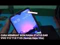 Cara Buat Ikon Nama di Status Bar Hape Vivo Y12 (Semua Vivo)